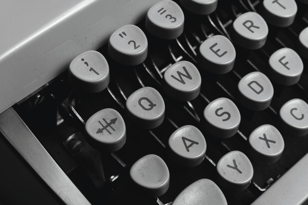 Typewriter Letter (sent monthly)