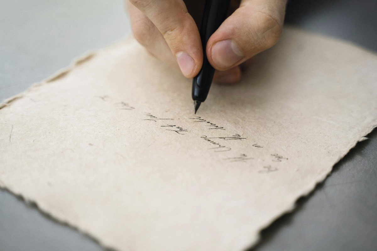 Handwritten Letter (sent monthly)