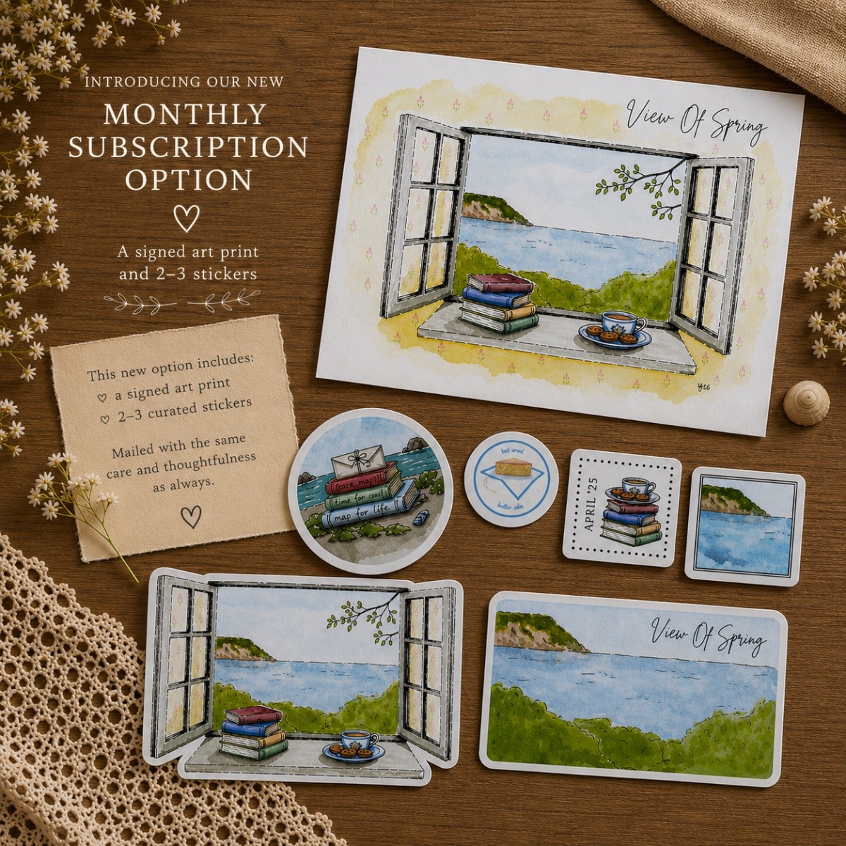 Monthly - Canada - Print and Stickers Only