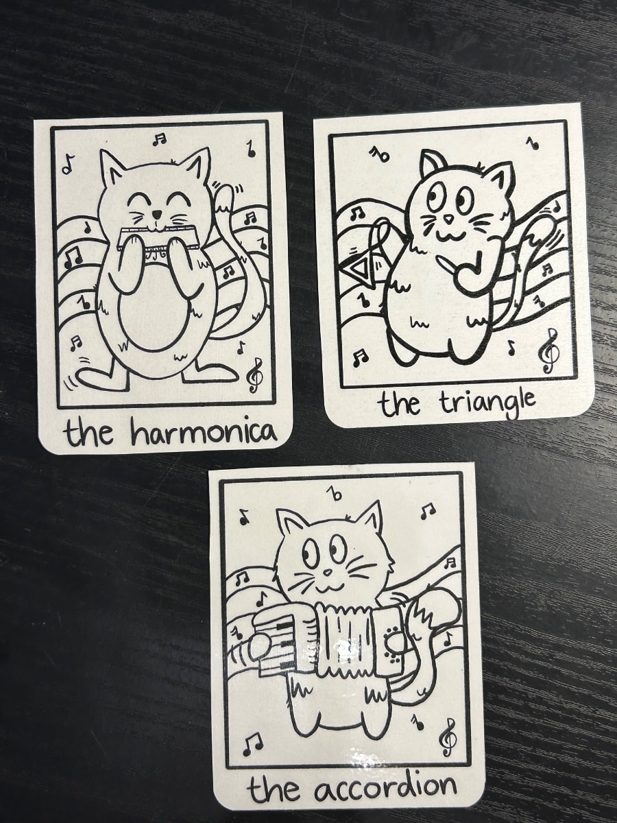 All three cards