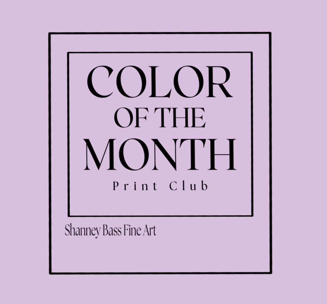 The Color Of The Month Print Club